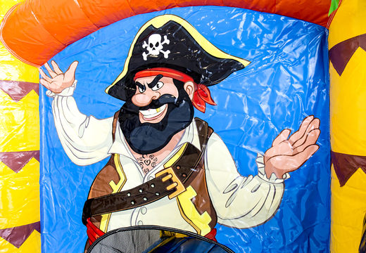 Acquista Jumpy Happy Pirate castello gonfiabile con scivolo per bambini. Ordina i castelli gonfiabili online su JB Gonfiabili Italia
