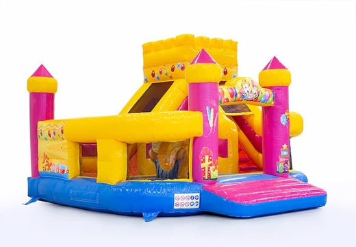 Ordina un castello gonfiabile multifunzionale per feste Funcity per bambini. Acquista castelli gonfiabili online su JB Gonfiabili Italia