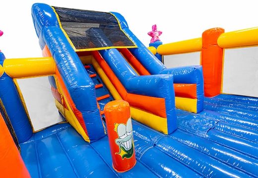 Ordina Slidebox Seaworld castello gonfiabile con scivolo per bambini. Acquista castelli gonfiabili online su JB Gonfiabili Italia