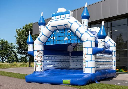 Super castello gonfiabile con tetto a tema castello per bambini. Acquista castelli gonfiabili online su JB Gonfiabili Italia