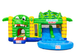 Acquista online il Castello Gonfiabile Multiplay con figure in 3D e scivolo