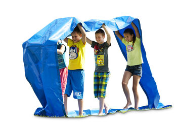 Bestel blauwe funslangen voor zowel oud als jong. Koop opblaasbare zeskamp artikelen online bij JB Inflatables Nederland
