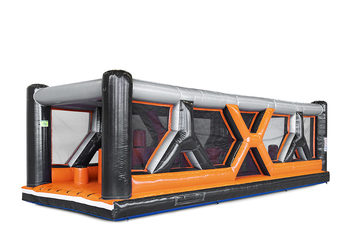 Giga stormbaan in thema Pillar Dodger voor kids bestellen. Koop opblaasbare stormbanen nu online bij JB Inflatables Nederland