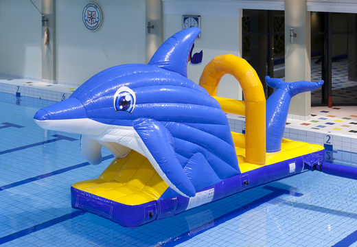 Ordina uno scivolo da piscina gonfiabile ermetico unico a tema delfino per grandi e piccini. Acquista ora giochi gonfiabili in piscina online su JB Gonfiabili Italia