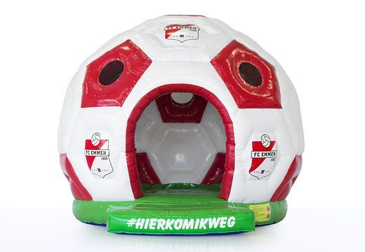 Acquista il castello gonfiabile dell'FC Emmen in promozione a forma di pallone da calcio. Ordina ora i castello gonfiabile personalizzati nel tuo stile personale su JB Gonfiabili Italia
