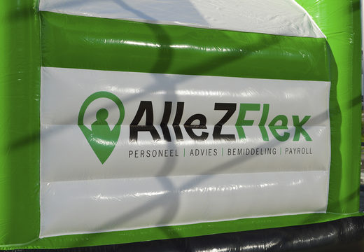 I gonfiabili personalizzati Allez Flex-a frame sono ideali per vari eventi. Ordina ora i castello gonfiabile  su misura online su JB Gonfiabili Italia