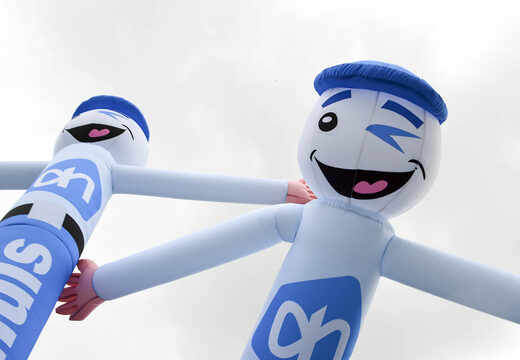 Gli skydancer 3D Albert Heijn personalizzati con un ammiccante giocoso sono perfetti per vari eventi. Ordina pupazzi gonfiabili su misura su JJB Gonfiabili Italia