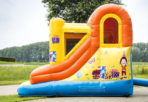 Ordina il castello gonfiabile jumpy happy party per bambini. Acquista castelli gonfiabili online su JB Gonfiabili Italia