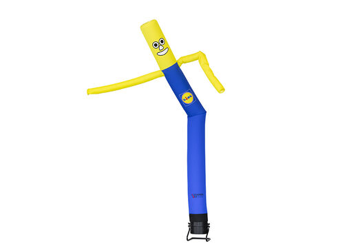Ordina lo skydancer Lidl gonfiabile personalizzato nei colori di Lidl incluso il logo presso JB Gonfiabili Italia. Richiedi ora un design gratuito per un pupazzi gonfiabile nella tua identità aziendale