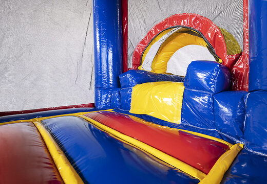 Ordina un castello gonfiabile Flevojump Mini con Slide Formule 1 su misura da JB Gonfiabili Italia. Richiedi ora un design gratuito per castello gonfiabile personalizzati nella tua identità aziendale