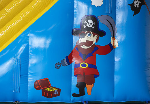 Ottieni il tuo scivolo pirata gonfiabile con oggetti 3D online per bambini. Ordina ora gli scivoli gonfiabili online su JB Gonfiabili Italia
