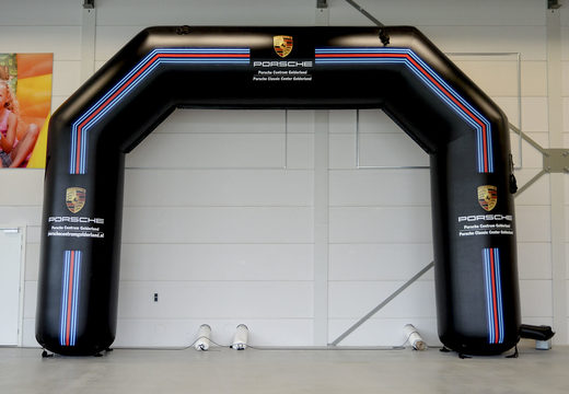 Arco gonfiabile personalizzato per partenza e arrivo Porsche in vendita su JB Gonfiabili Italia. Comprare ora un design gratuito per un arco da gara gonfiabile pubblicitario nel tuo stile