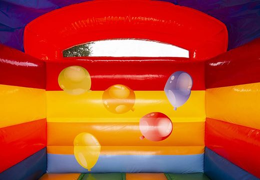 Piccolo castello gonfiabile in tema di palloncini festa festiva in vendita. Acquista online i nostri castelli gonfiabili da JB Gonfiabili Italia