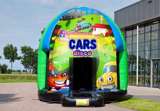 Acquista ora un castello gonfiabile di 4,5 m a più temi in discoteca a tema Cars per bambini. Ordina i castelli gonfiabili su JB Gonfiabili Italia