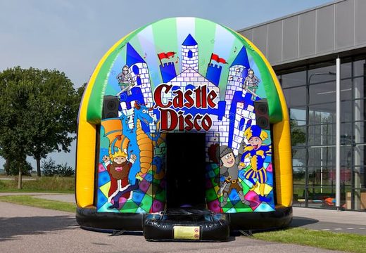 Castello gonfiabile multi-tema da discoteca da 5,5 m in vendita a tema castello per bambini. Acquista castelli gonfiabili online su JB Gonfiabili Italia