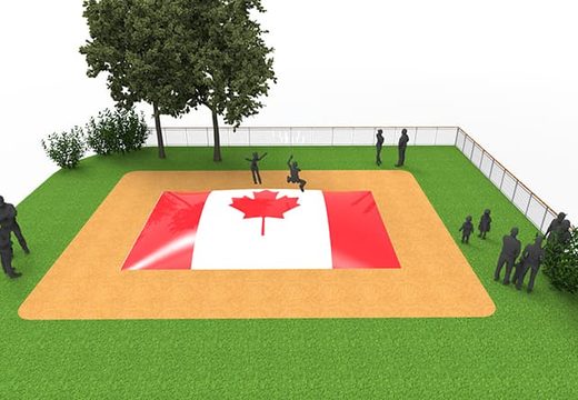 Ordina la bandiera canadese airmountain per i bambini. Acquista ora airmountains gonfiabili online su JB Gonfiabili Italia