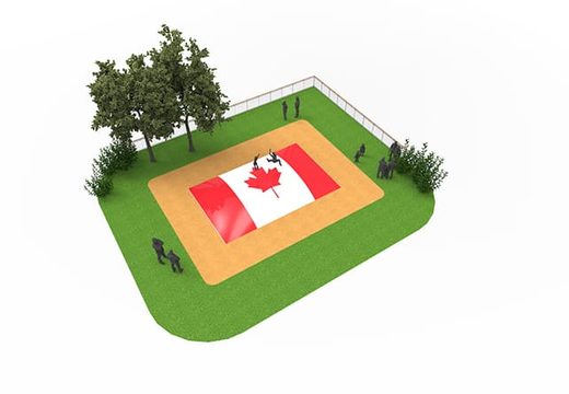 Acquista airmountain gonfiabile a tema bandiera canadese per bambini. Ordina ora gli airmountain gonfiabili online su JB Gonfiabili Italia