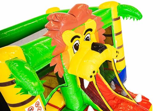 Mini castello gonfiabile a tema leone in vendita per bambini. Acquista castelli gonfiabili da JB Gonfiabili Italia