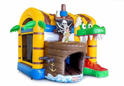 Mini castello gonfiabile multigiocatore gonfiabile a tema pirata per bambini. Ordina i castelli gonfiabili online su JB Gonfiabili Italia