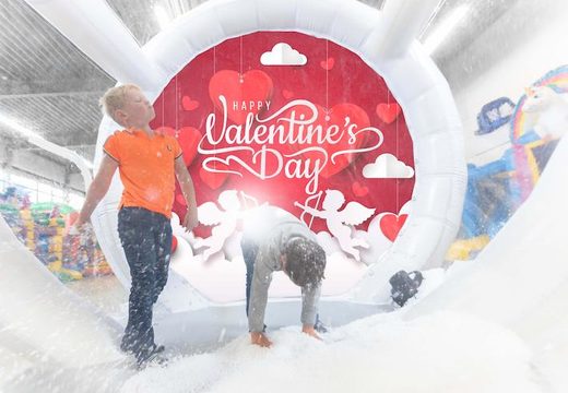 globo di neve ermetico con sfondo di San Valentino per scattare foto acquista