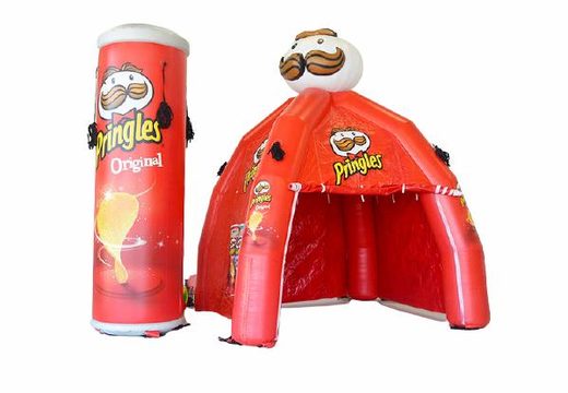 Pringles opblaasbare tent die op maat is gemaakt