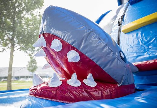 Acquista un percorso ad ostacoli per squali gonfiabile di 8 m con oggetti 3D per bambini. Ordina ora i percorsi ad ostacoli gonfiabili online su JB Gonfiabili Italia
