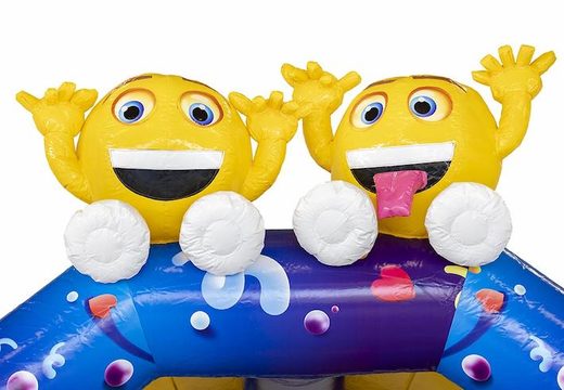 Ordina sdraietta gonfiabile con emoji sul cuscino per bambini