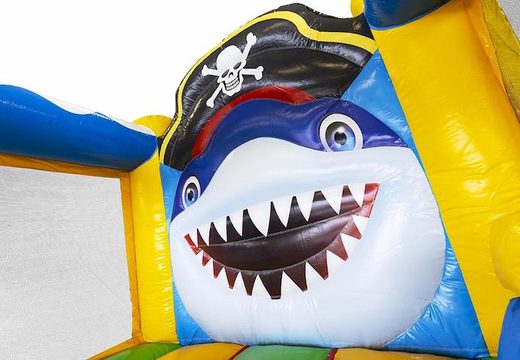 Acquista sdraietta gonfiabile compatta a tema pirata per bambini