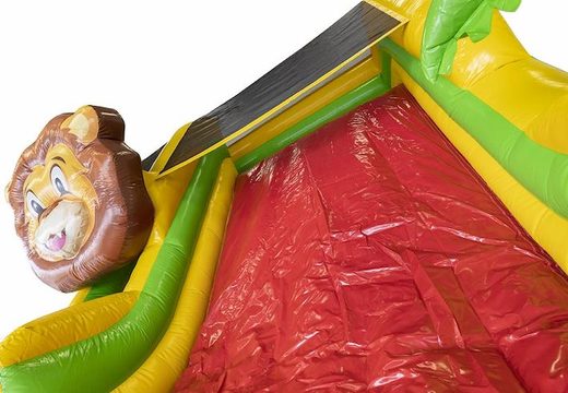 Acquista Scivolo gonfiabile con cuscino d'aria a tema giungla per bambini