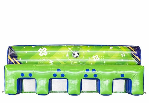 Acquista un muro di shuffleboard da calcio gonfiabile in verde con blu per bambini