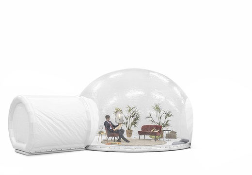 Cupola gonfiabile trasparente 5m con cabina chiusa in vendita presso JB gonfiabili