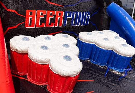 Gioco gonfiabile della birra pong con punti interattivi per giocare l'uno contro l'altro in vendita per bambini e adulti