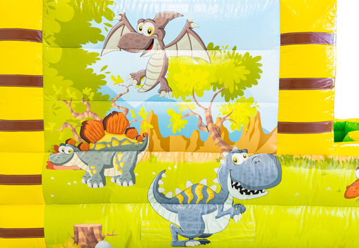 Acquista castello gonfiabile a tema Dino per bambini. Ordina i gonfiabili online su JB Gonfiabili Italia