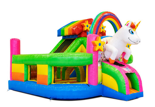 Acquista il castello gonfiabile Funcity Unicorn per bambini. Ordina ora i castelli gonfiabili gonfiabili da JB Gonfiabili Italia