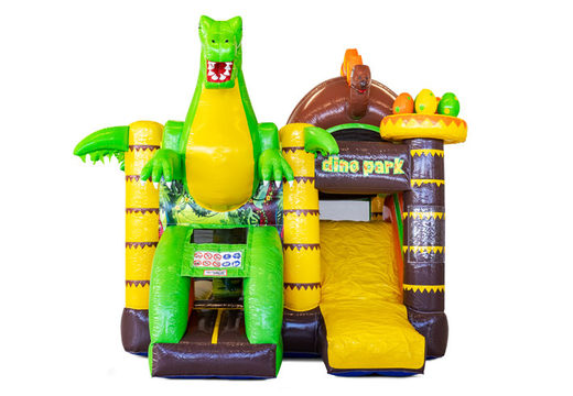 Ordina il castello gonfiabile coperto Mini Multiplay gonfiabile con scivolo a tema Dino per bambini. Acquista ora buttafuori gonfiabili su JB Gonfiabili Italia