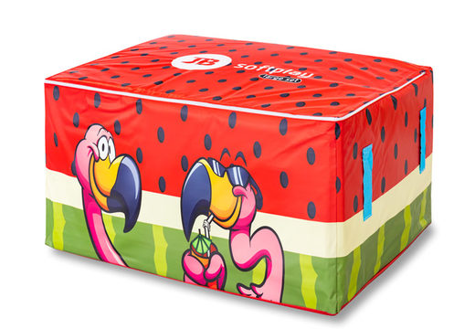 Scatola per conservare il set di softplay nel tema Flamingo Hawaii in vendita presso JB