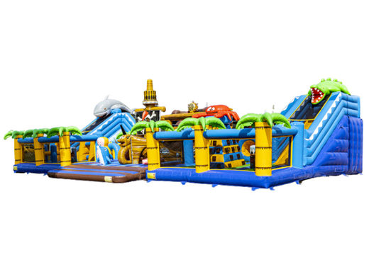 Grande parco giochi gonfiabile JB Inflatables a tema mondo marino