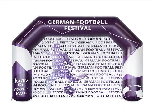 Maatwerk German Football Festival start & finish bogen voor alle evenementen te koop. Bestel op maat gemaakte opblaasbare reclamebogen bij JB Promotions Nederland